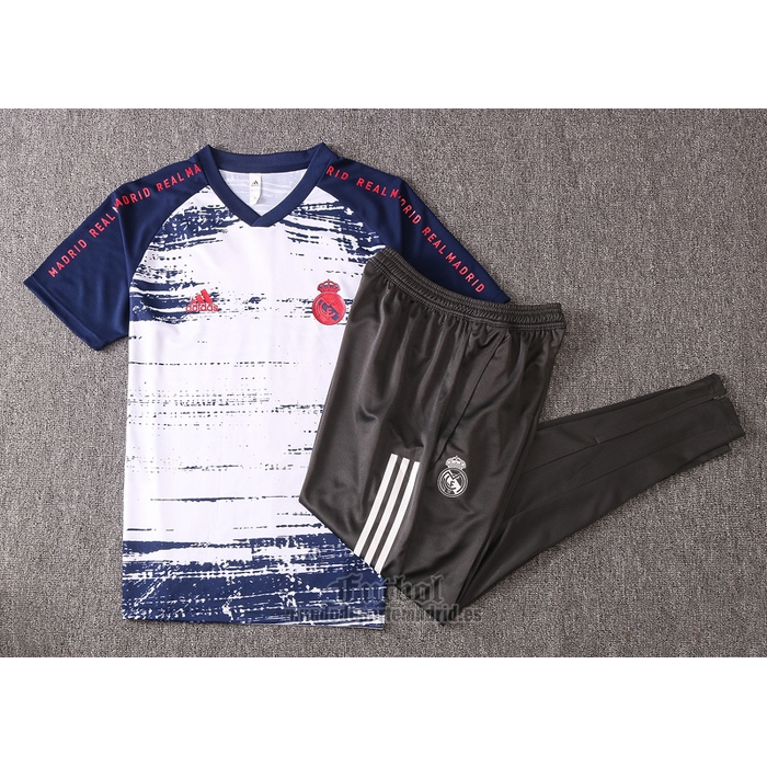 Chandal del Real Madrid Manga Corta 2020-2021 Blanco